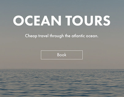 Ocean Tours Web Site Design