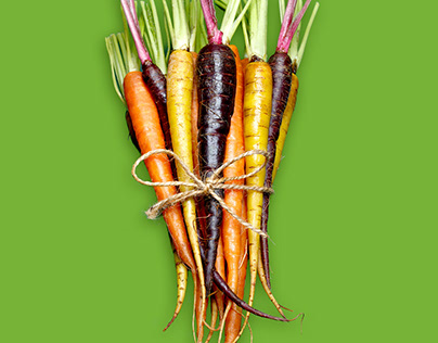 Vegetables photographed in their simple beauty