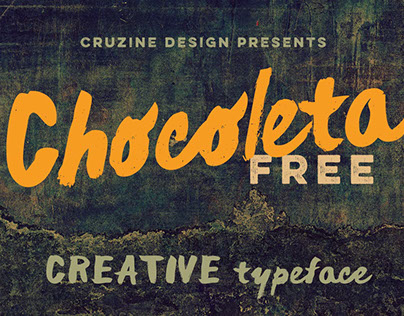Chocoleta - Free Brush Font