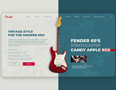 Fender Landing Page
