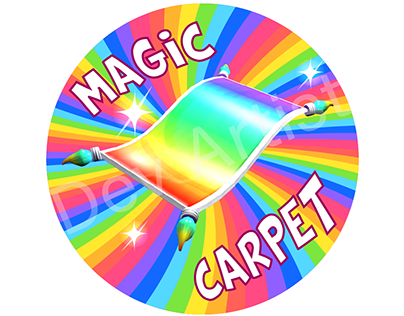 Roblox gamepass design icon rainbow magic carpet