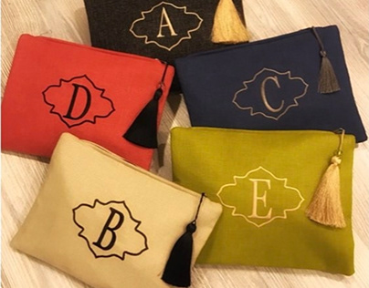 Handmade & Homemade bags, Clutch Bags, Makeup bag,