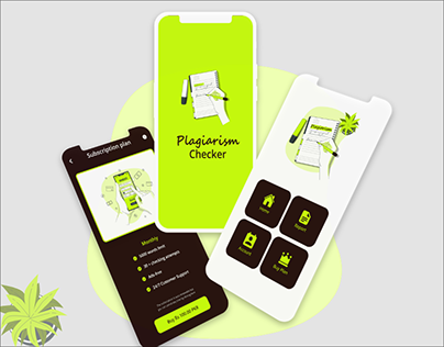 Plagiarism Checker IOS APP Design