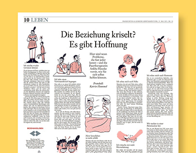 Illustrations for Frankfurter Allgemeine Zeitung