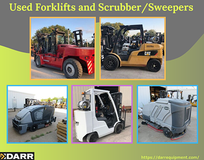 Used Forklifts and Scrubber/ Sweepers