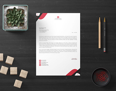 Professional letterhead design for your business