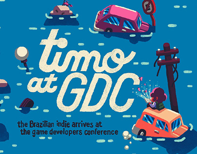 Timo at GDC Poster