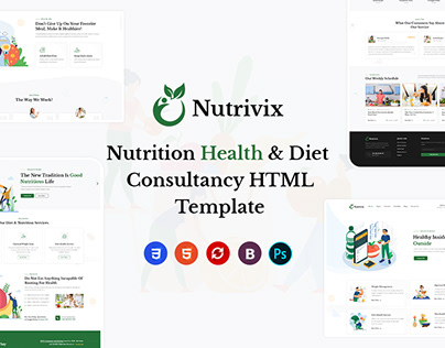 Nutrivix - Nutrition Consultancy HTML Template