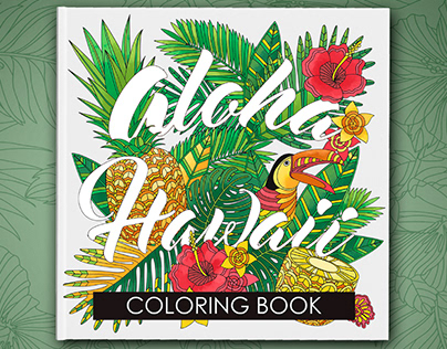 Aloha Hawaii. Coloring Book