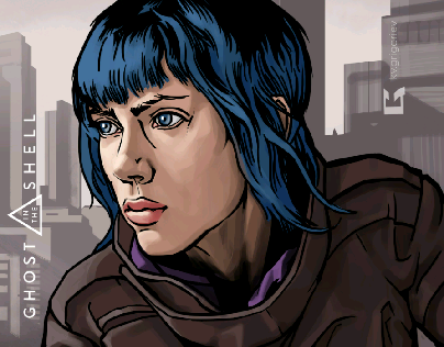 Ghost in the shell personal illustration