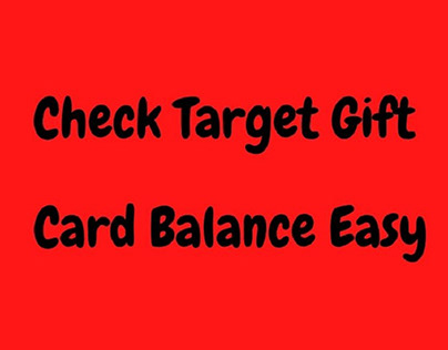 Target Card Balance Check Easily