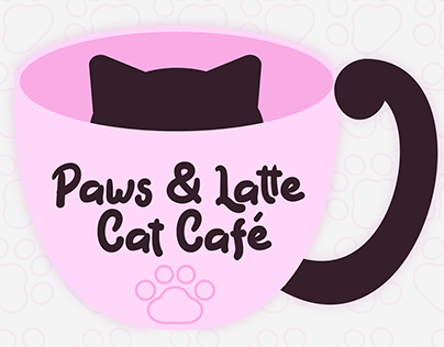 Paws & Latte Cat Café - Identidade Visual