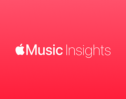 Apple Music Insights - UX/UI Design Concept
