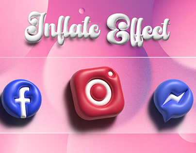 Create 3D icon with inflate effect using illustrator