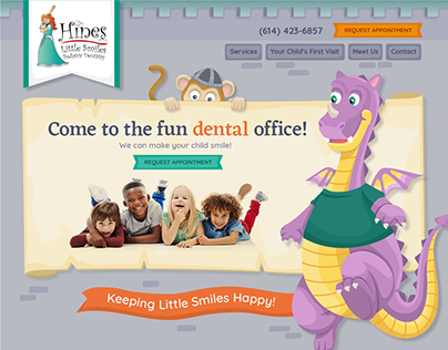 Hines dentist Website Redesign