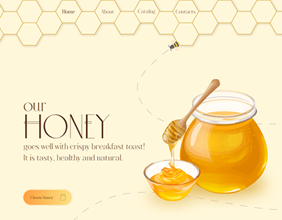 Honey landing page
