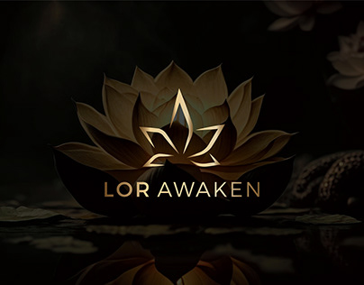 LOR AWAKEN | SPA, Meditation and Therapists Logo Design