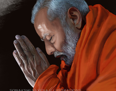 Digital Portrait | Narendra Modi