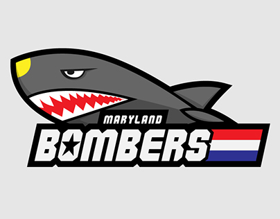 Maryland Bombers Logo Mockup