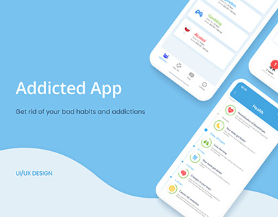 Addicted App UI/UX Design