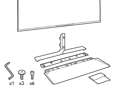 Mounting instruction TV stand