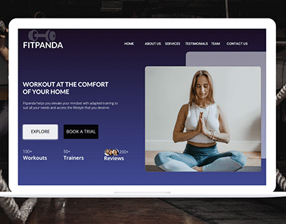 Fitpanda - Website Presentation