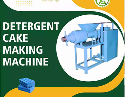 Detergent Cake Making Machine, Sabun Banane Ki Machine