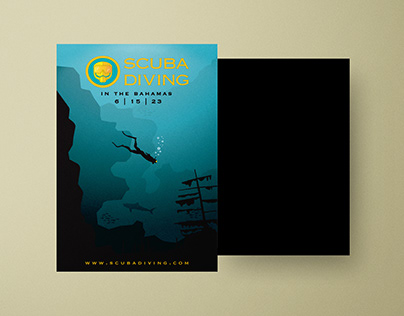 Scuba Diving Poster Design