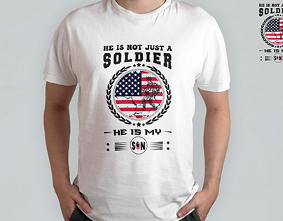 Soldier Vintage T-shirt Design