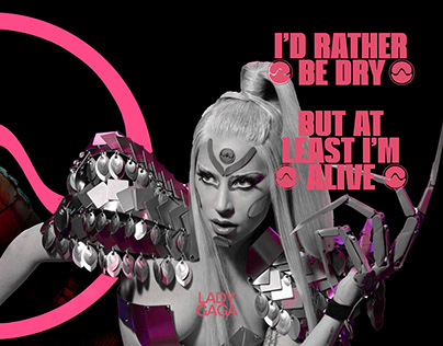 Cartel para concurso de Lady Gaga