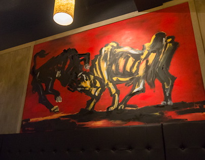 Bullfighting mural.2014