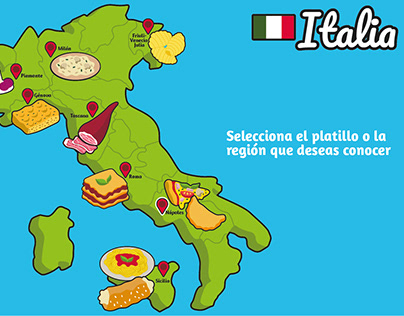 App de gastronomía italiana