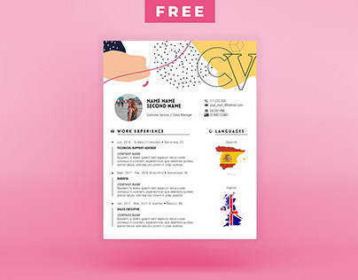 Free template resume & cover letter