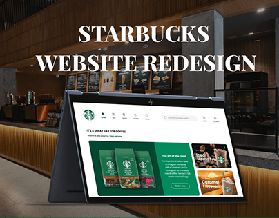 Starbucks website concept redesign