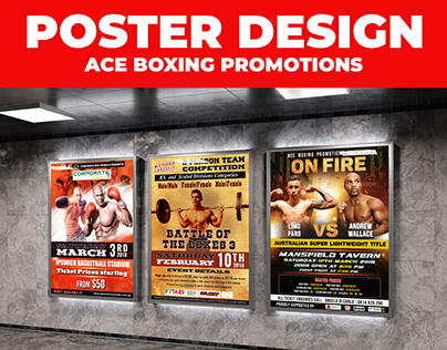 Ace Boxing Poster Design
