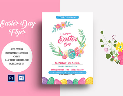 Printable Easter Party Flyer