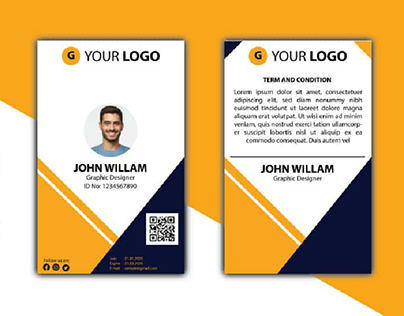 Brand ID card design