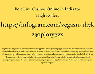 Best Live Casinos Online in India for High Rollers
