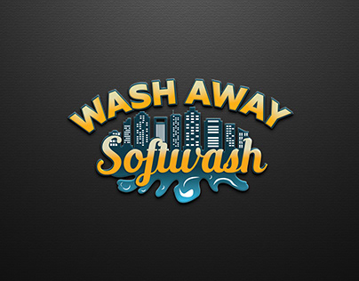 WASH AWAY SOFTWASH Logo & Flyer Design