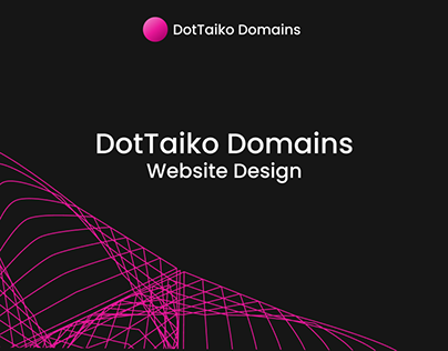 DotTaiko Domains Web3 Website Design | Visual Identity