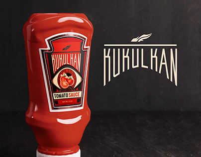 Kukulkan Sauce and Ketchup Label Design