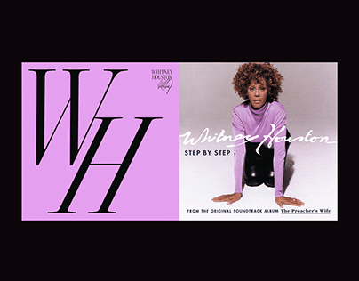 Whitney Houston Brand Design Identity