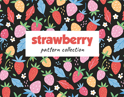 Strawberry pattern collection