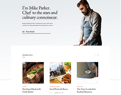Chef's Website Redesign