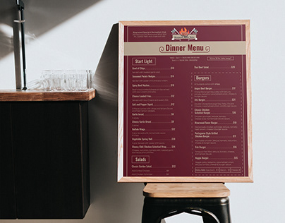 Restaurant Menu Card Design | Bistro