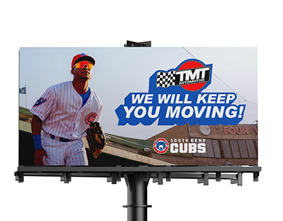 TMT Automotive & SB Cubs Partnership Campaign Billboard