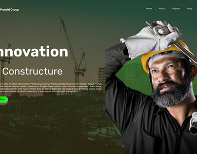 Prakriti Group Construction Website|| Figma