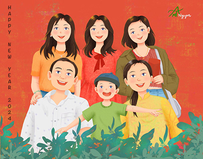 A Family Illustration