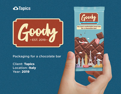Goody | Packaging and app for chocolate bar