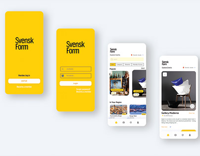 Svensk Form concept app